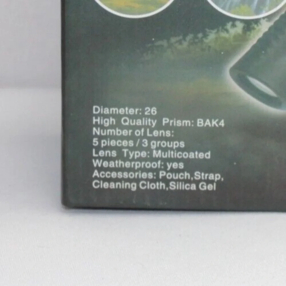 NEW Emarth 10x26 Compact Binoculars Waterproof BAK4 Diameter 26 NIB